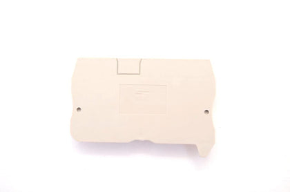 Dinkle AK2.5C DIN Rail Terminal Block End Cover for AK1.5 and AK2.5, Pack of 100