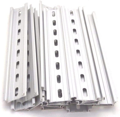 ICI T&G 8 Pieces DIN Rail Slotted Aluminum RoHS 9